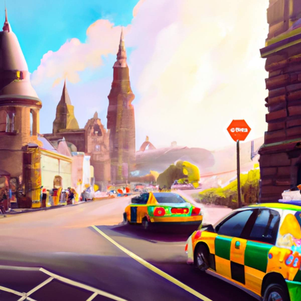 Taxipris i Storbritannia