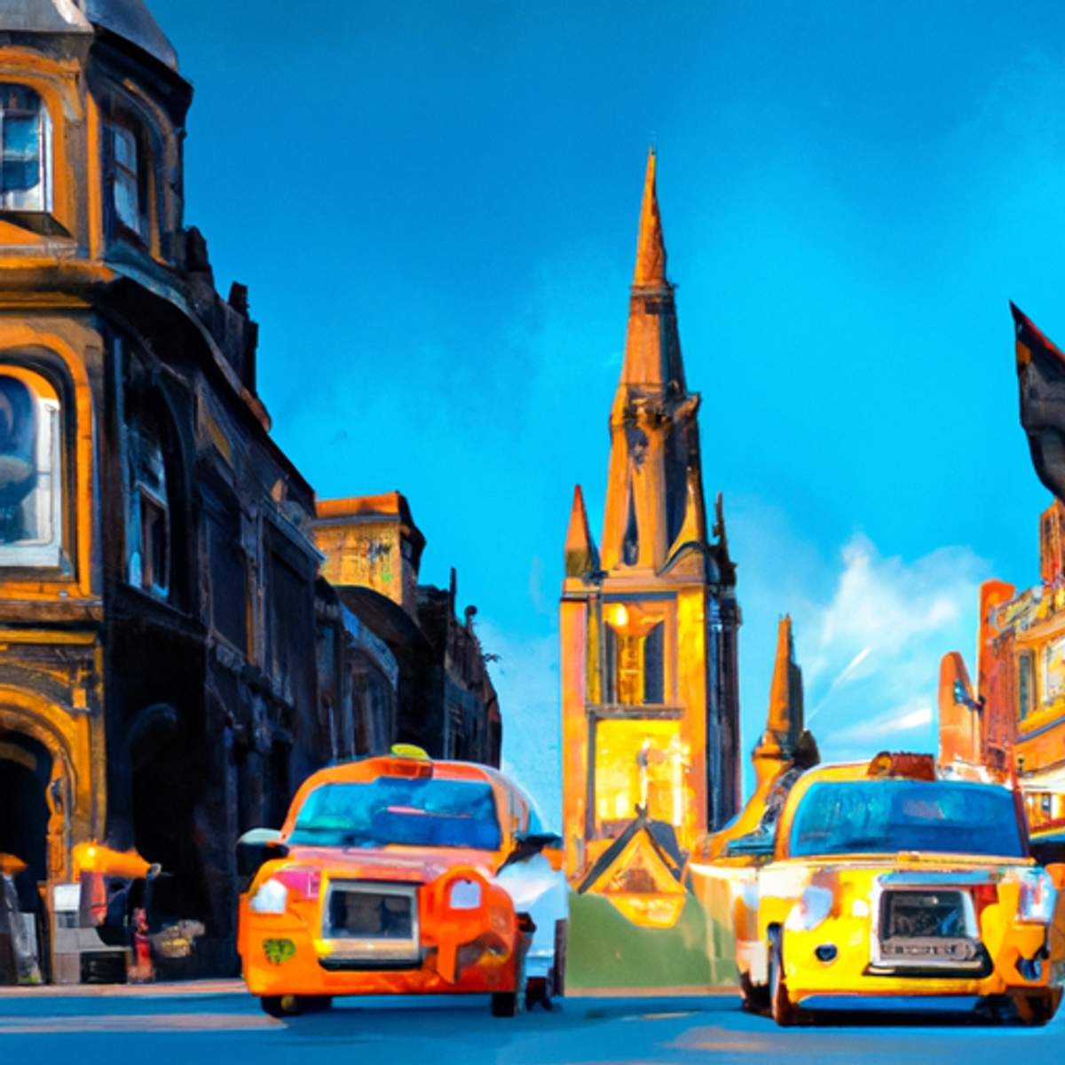 Taxipris i Storbritannia