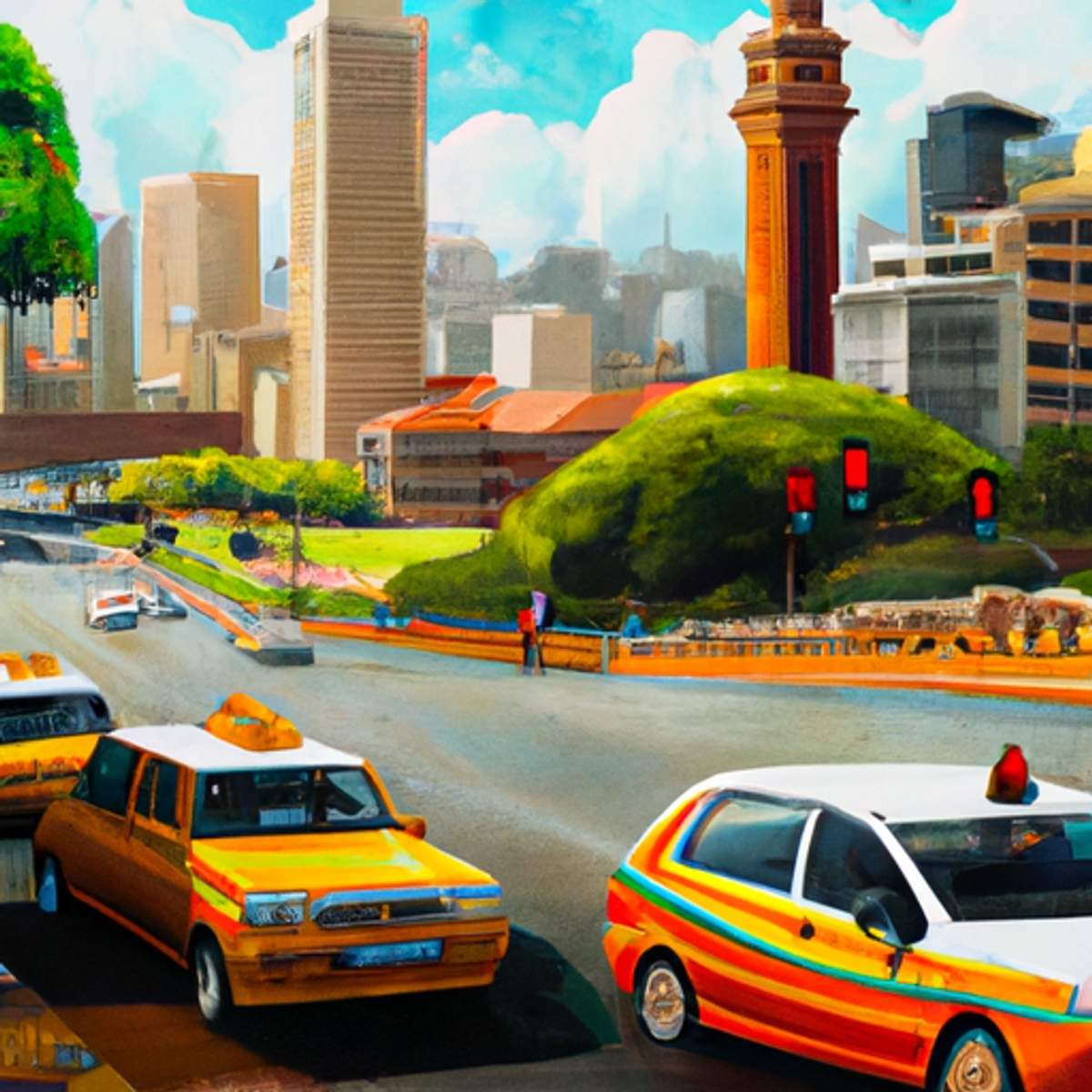 Taxipris i Sør-Afrika