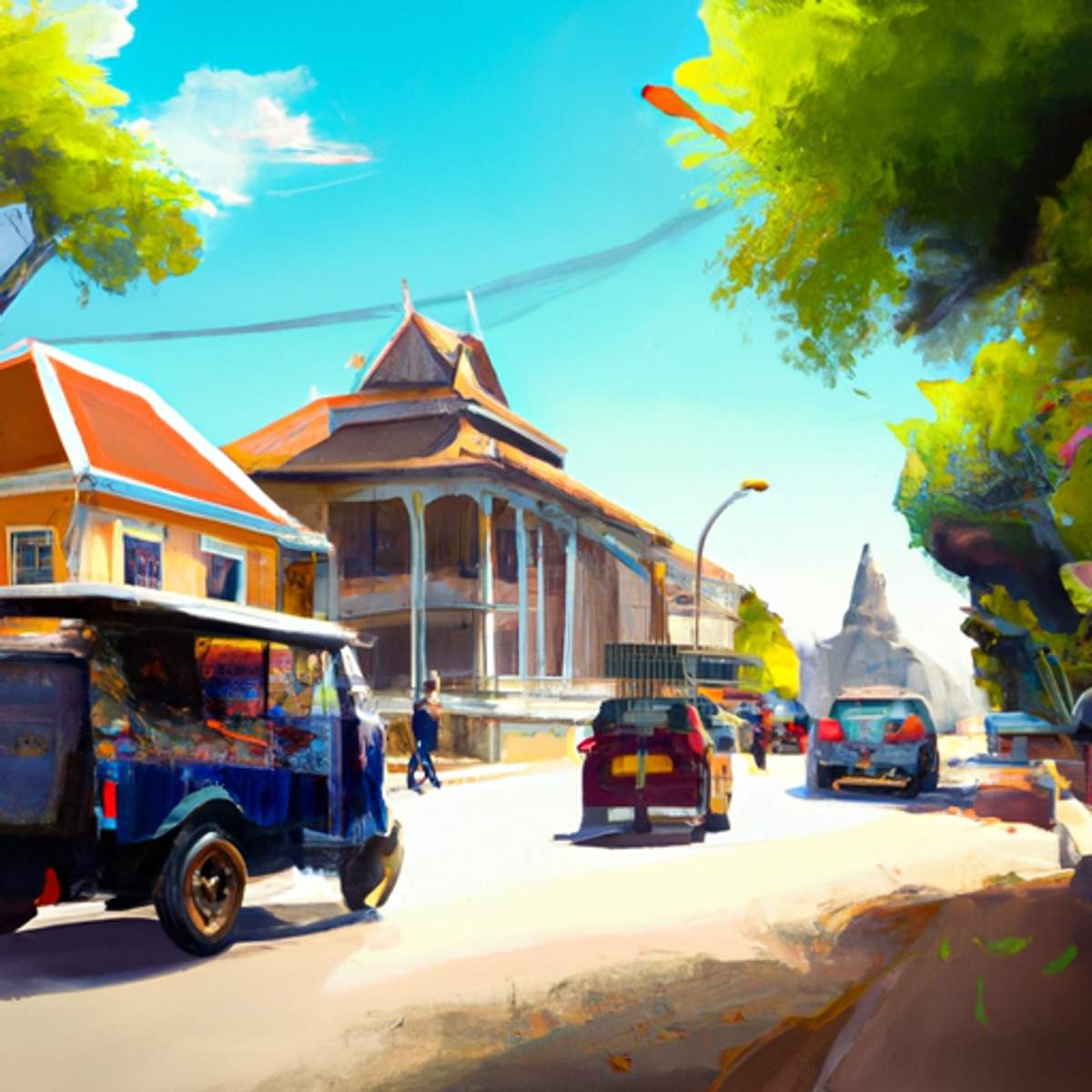 Taxipris i Kambodsja